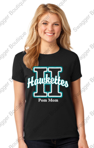 H Hawkettes Pom Mom