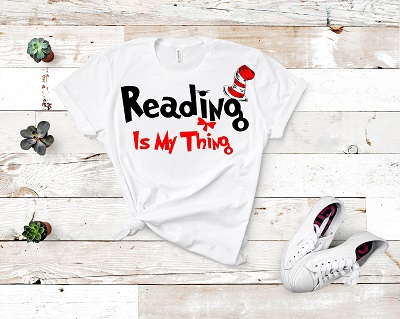 Reading is My Thing Dr. Suess Tee