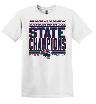 Perry Pom State Champ Shirts BOGO