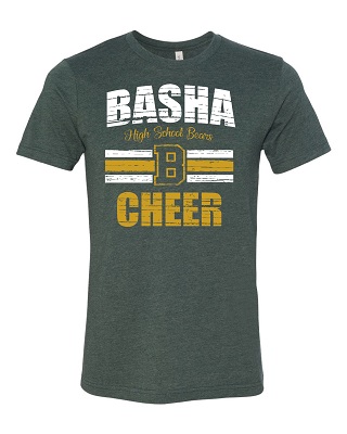 Basha Cheer Distressed Design