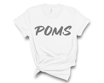 DSMS Pom Tee for Athletes