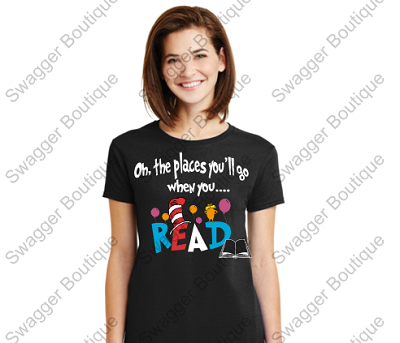 Oh the Places You'll Go Dr. Suess Tee