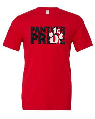 Panther Pride Red Tee